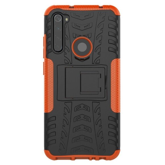 Чехол Hybrid Armor для Xiaomi Redmi Note 8 (черный + оранжевый) Чехол Hybrid Armor для Xiaomi Redmi Note 8 (черный + оранжевый)