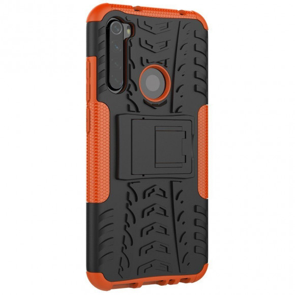 Чехол Hybrid Armor для Xiaomi Redmi Note 8 (черный + оранжевый) Чехол Hybrid Armor для Xiaomi Redmi Note 8 (черный + оранжевый)