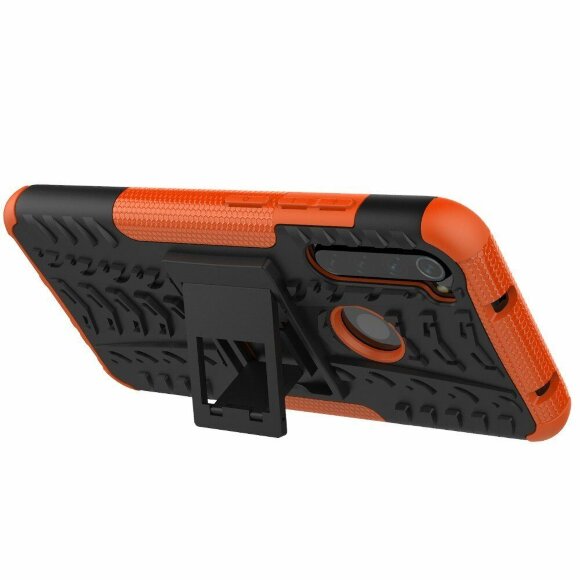 Чехол Hybrid Armor для Xiaomi Redmi Note 8 (черный + оранжевый) Чехол Hybrid Armor для Xiaomi Redmi Note 8 (черный + оранжевый)