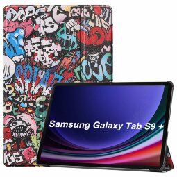 Чехол Smart Case для Samsung Galaxy Tab S9 Plus (Graffiti)