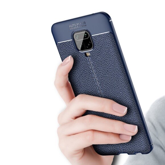 Чехол-накладка Litchi Grain для Xiaomi Redmi Note 9S / Note 9 Pro / Note 9 Pro Max (темно-синий) Чехол-накладка Litchi Grain для Xiaomi Redmi Note 9S / Note 9 Pro / Note 9 Pro Max (темно-синий)
