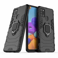 Чехол Armor Ring Holder для Samsung Galaxy A21s (черный) Чехол Armor Ring Holder для Samsung Galaxy A21s (черный)