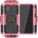 Чехол Hybrid Armor для Samsung Galaxy M51 (черный + розовый)