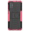 Чехол Hybrid Armor для Samsung Galaxy M51 (черный + розовый)