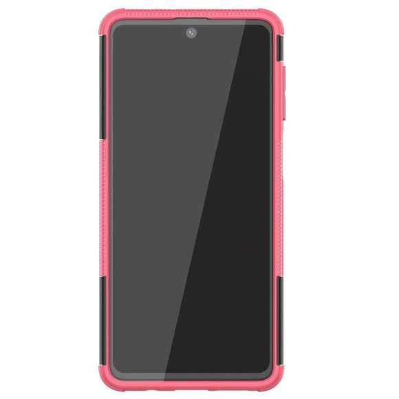Чехол Hybrid Armor для Samsung Galaxy M51 (черный + розовый)
