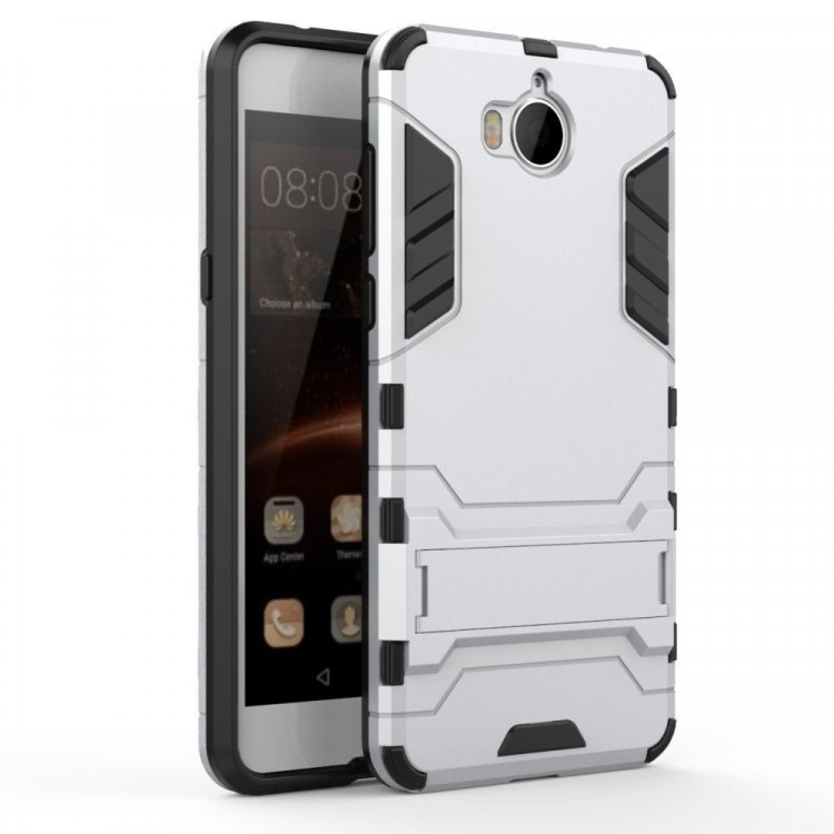 Чехол Duty Armor для Huawei Y5 2017 / Y6 2017 (серебряный)