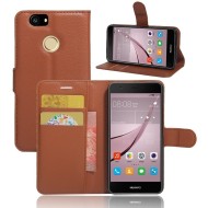 Чехол с визитницей для Huawei Nova (коричневый) Чехол с визитницей для Huawei Nova (коричневый)