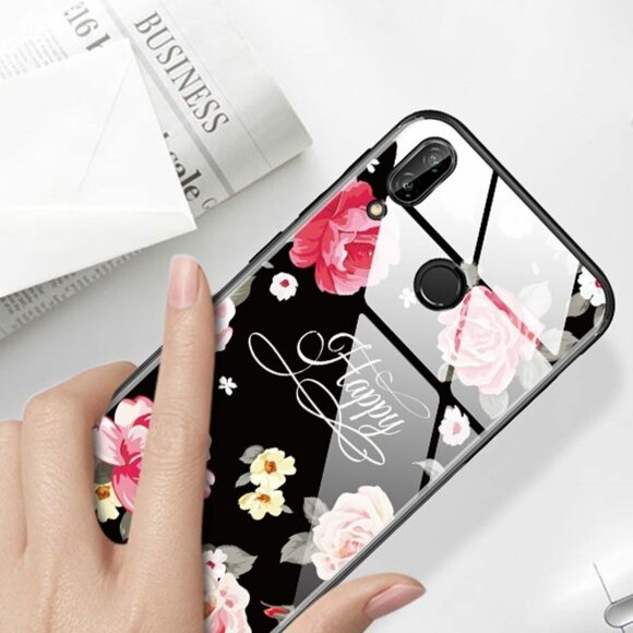 Чехол-накладка для Huawei P20 Lite / Nova 3e (Happy Flower) Чехол-накладка для Huawei P20 Lite / Nova 3e (Happy Flower)
