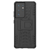 Чехол Hybrid Armor для Samsung Galaxy S21 Ultra (черный)
