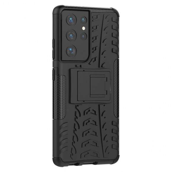 Чехол Hybrid Armor для Samsung Galaxy S21 Ultra (черный)