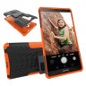 Чехол Hybrid Armor для Huawei Mate 8 (черный + оранжевый)