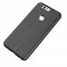 Чехол-накладка Litchi Grain для Huawei Honor 8 (черный)