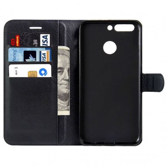 Чехлы на Huawei | с визитницей Huawei Honor 8 Pro (черный)