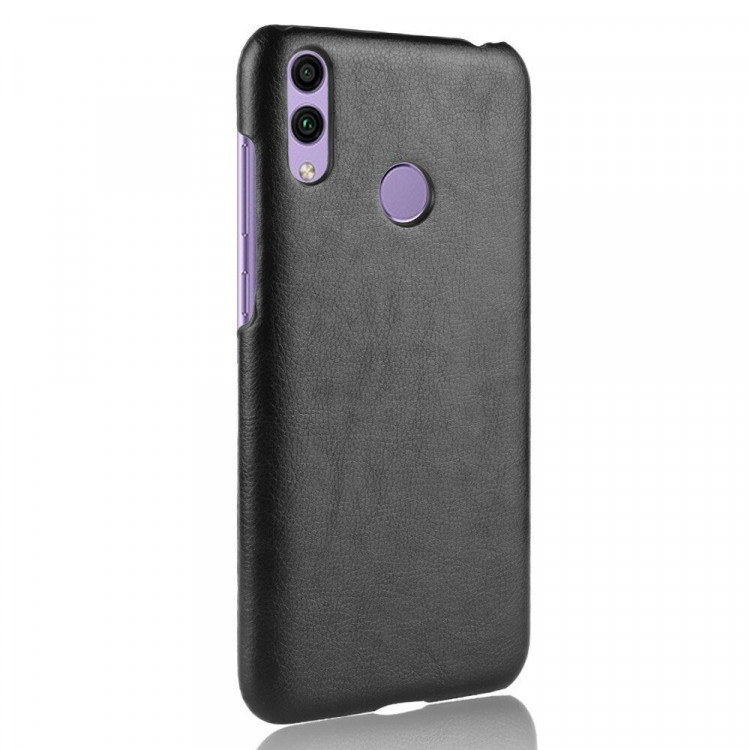 Чехол Litchi Texture для Huawei Honor 8C (черный)
