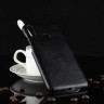Чехол Litchi Texture для Huawei Honor 8C (черный)