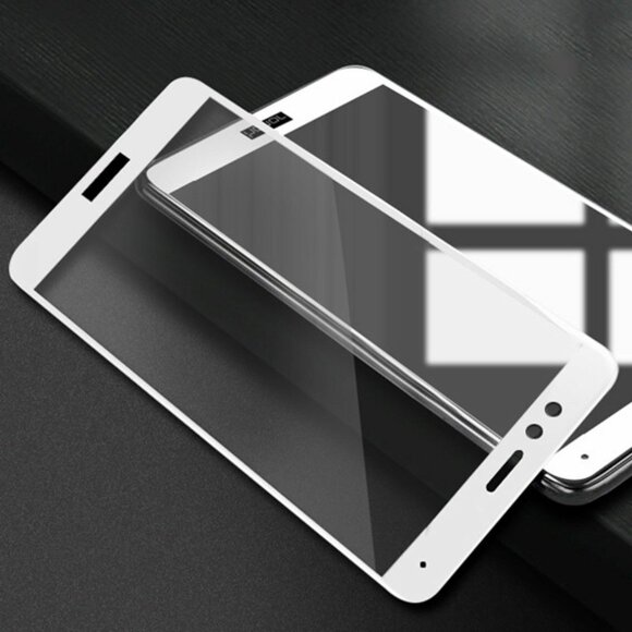 Защитное стекло 3D для Huawei Honor V10 / View 10 (белый)