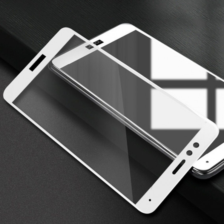 Защитное стекло 3D для Huawei Honor V10 / View 10 (белый)