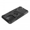 Чехол Armor Shockproof Ring Holder для Tecno Spark Go 2022 (черный)