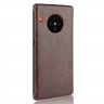 Кожаная накладка-чехол для Huawei Mate 30 Pro (коричневый)