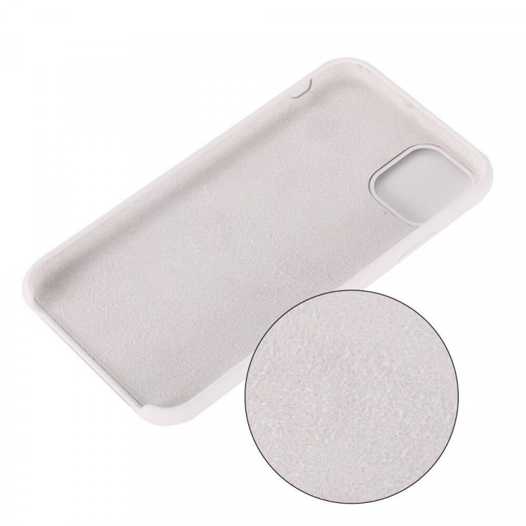 Силиконовый чехол Mobile Shell для iPhone 11 (белый)