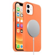 Чехол MagSafe для iPhone 12 mini (оранжевый) Чехол MagSafe для iPhone 12 mini (оранжевый)