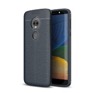 Чехол-накладка Litchi Grain для Motorola Moto E5 (темно-синий) Чехол-накладка Litchi Grain для Motorola Moto E5 (темно-синий)