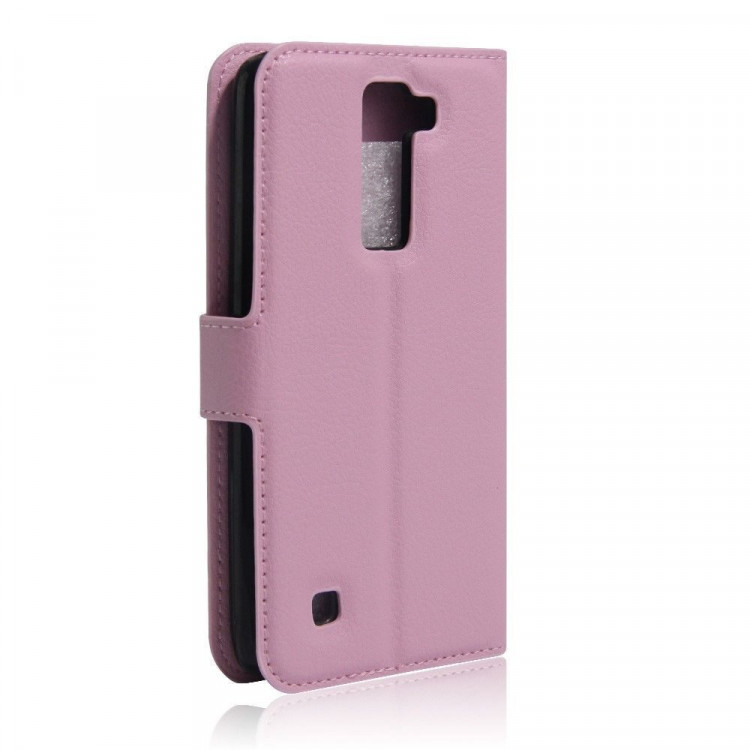 Чехол с визитницей для LG K8 K350E (розовый)