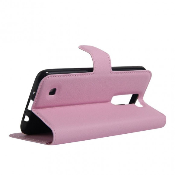 Чехол с визитницей для LG K8 K350E (розовый) Чехол с визитницей для LG K8 K350E (розовый)