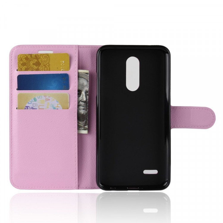 Чехол с визитницей для LG K10 (2018) / LG K30 (розовый)