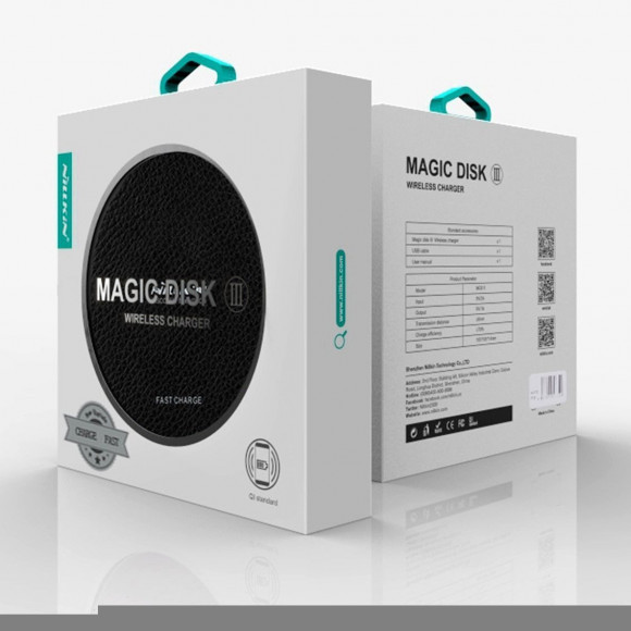 Беспроводное зарядное устройство NILLKIN Magic disk III Fast Charge Edition (коричневый) Беспроводное зарядное устройство NILLKIN Magic disk III Fast Charge Edition (коричневый)