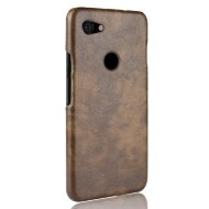 Кожаная накладка-чехол для Google Pixel 3a XL (коричневый) Кожаная накладка-чехол для Google Pixel 3a XL (коричневый)