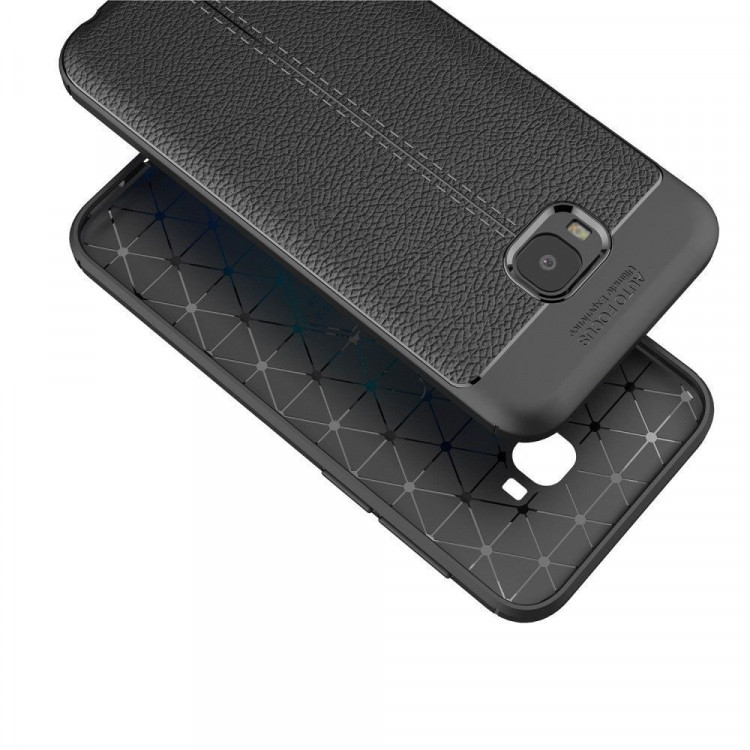 Чехол-накладка Litchi Grain для Asus Zenfone 4 Selfie Pro ZD552KL (красный)