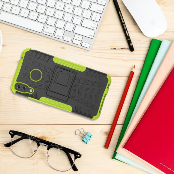 Чехол Hybrid Armor для Asus ZenFone 5 ZE620KL / 5z ZS620KL (черный + зеленый) Чехол Hybrid Armor для Asus ZenFone 5 ZE620KL / 5z ZS620KL (черный + зеленый)