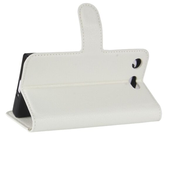 Чехол с визитницей для Sony Xperia XZ1 Compact (белый)