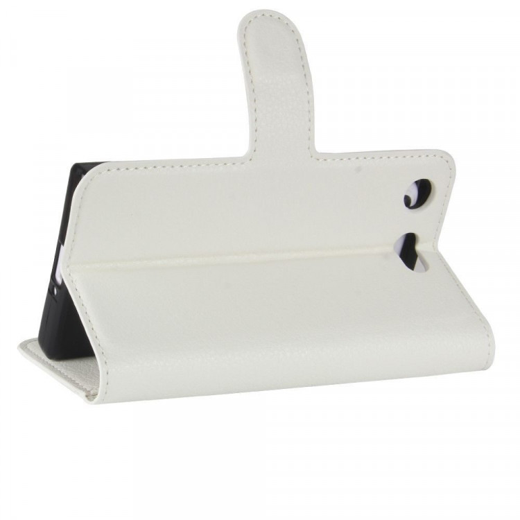 Чехол с визитницей для Sony Xperia XZ1 Compact (белый)