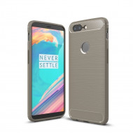 Чехол-накладка Carbon Fibre для OnePlus 5T (серый)