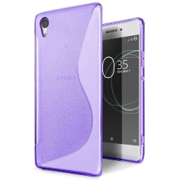 Нескользящий чехол для Sony Xperia XA1 (фиолетовый)