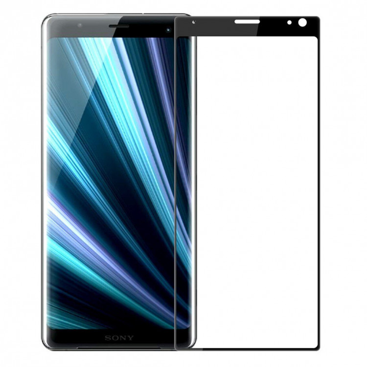 Защитное стекло FULL 3D для Sony Xperia 10 (черный)