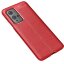 Чехол-накладка Litchi Grain для OnePlus 9 Pro (красный)