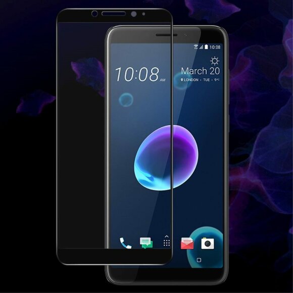 Защитное стекло 3D для HTC Desire 12+ (Plus) (черный)