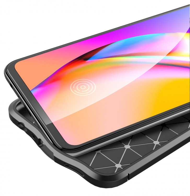 Чехол-накладка Litchi Grain для Realme GT Master Edition (темно-синий)