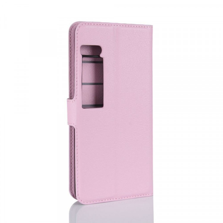 Чехол с визитницей для Meizu Pro 7 (розовый)