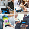 Гибридный TPU чехол для Samsung Galaxy Tab A7 Lite SM-T220 / SM-T225 (черный+голубой)