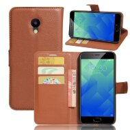 Чехол с визитницей для Meizu M5 (коричневый) Чехол с визитницей для Meizu M5 (коричневый)