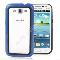 Бампер для Samsung Galaxy Win / i8550 (синий)