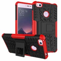 Чехол Hybrid Armor для Xiaomi Mi4s (черный + красный)