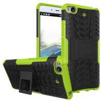 Чехол Hybrid Armor для Xiaomi Mi5S (черный + зеленый)
