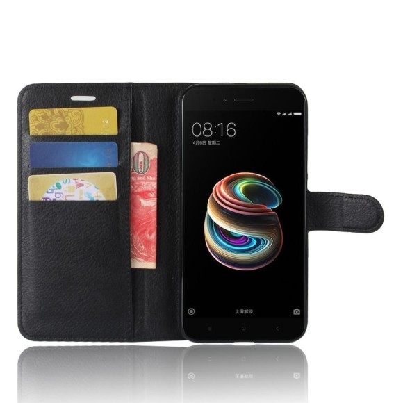 Чехол с визитницей для Xiaomi Mi 5X / Mi A1 (черный)
