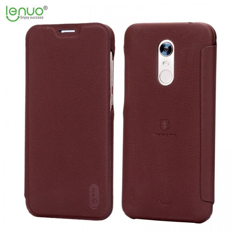 Чехол LENUO для Xiaomi Redmi 5 Plus (коричневый)