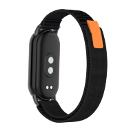 Ремешок с нейлоновой петлей для Xiaomi Mi Smart Band 8, Xiaomi Mi Band 8 (черный) Ремешок с нейлоновой петлей для Xiaomi Mi Smart Band 8, Xiaomi Mi Band 8 (черный)